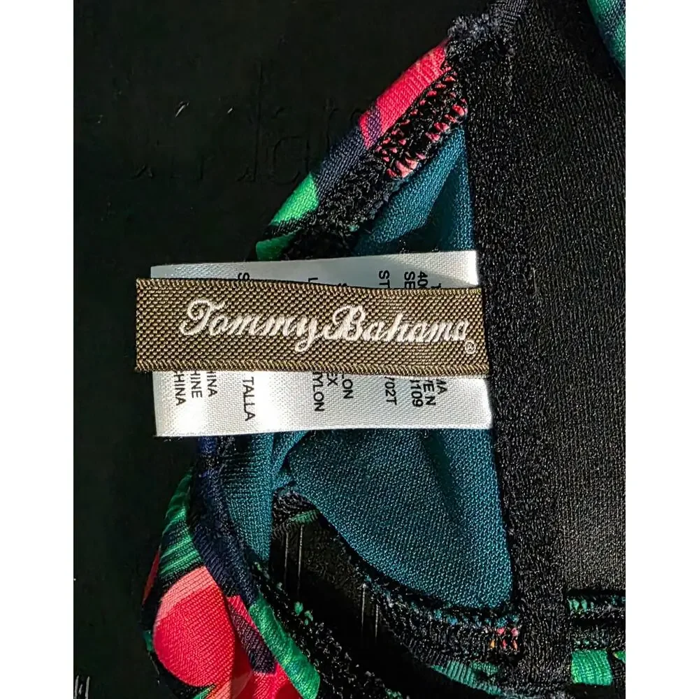Tommy Bahama‎ Womens XL Bikini Top Tropical Summer Floral Resort Wear